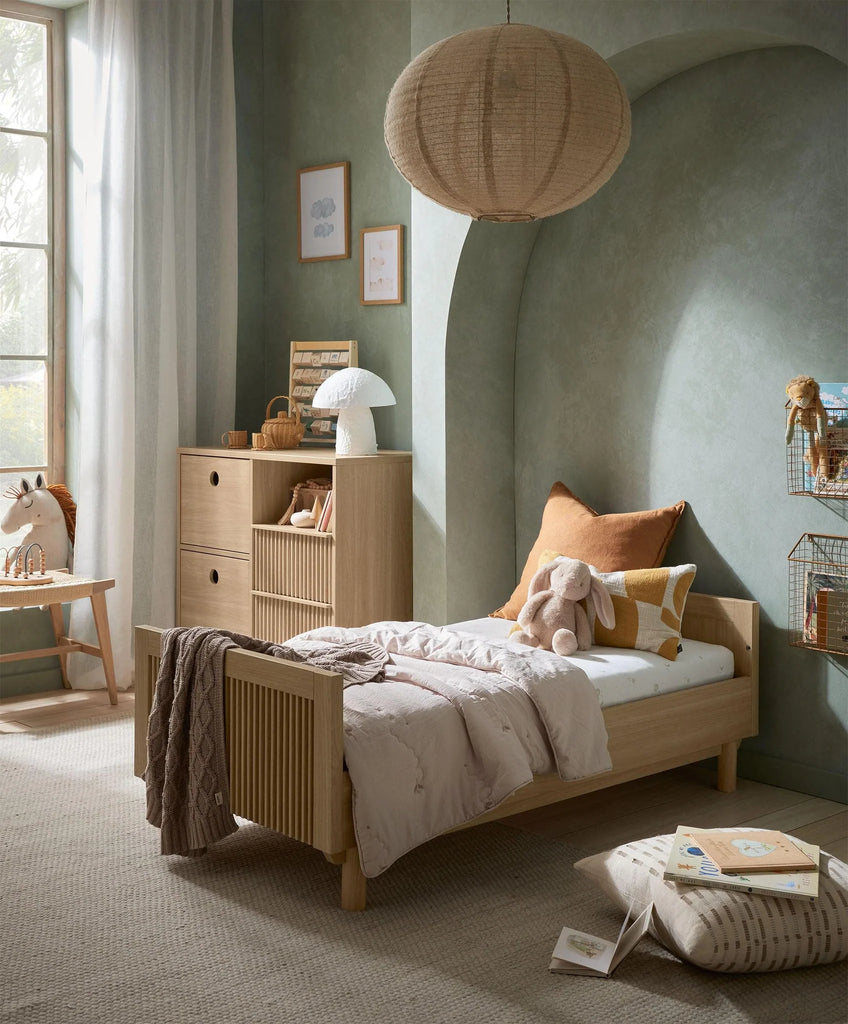 Mamas & Papas Oska Narrow Range (Cotbed, Narrow Dresser & Wardrobe) | Natural Oak
