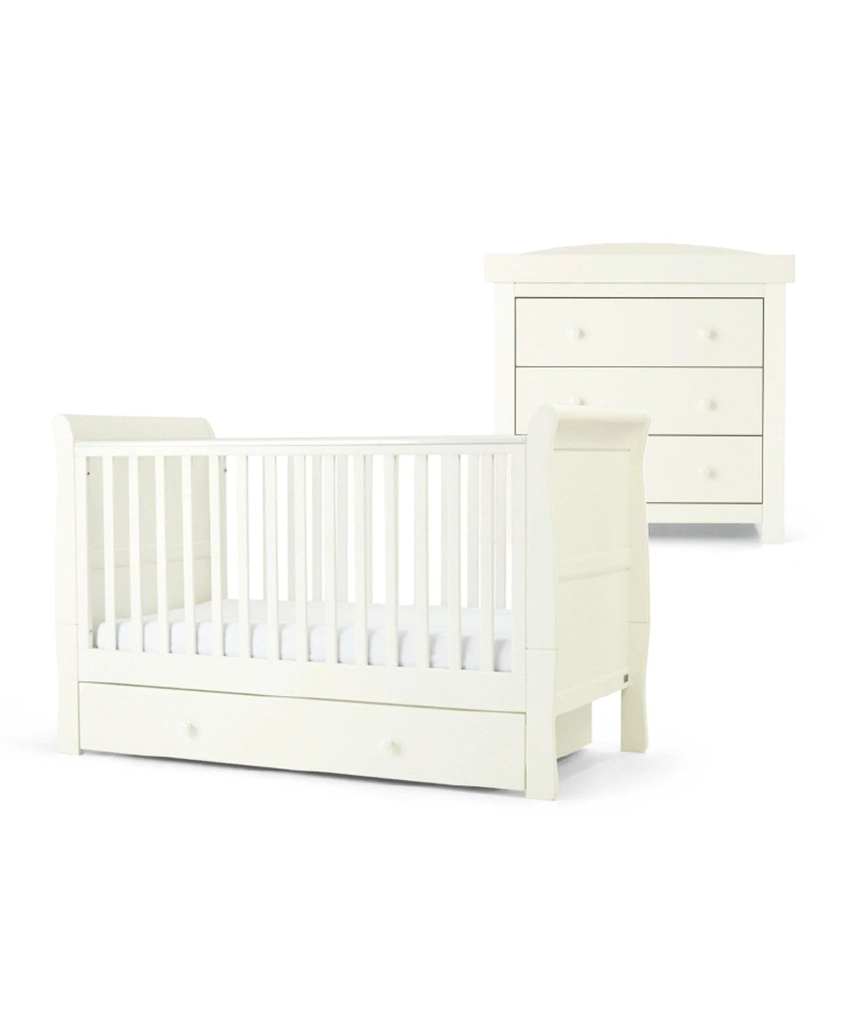 Mamas Papas Mia 2 Piece Furniture Set White