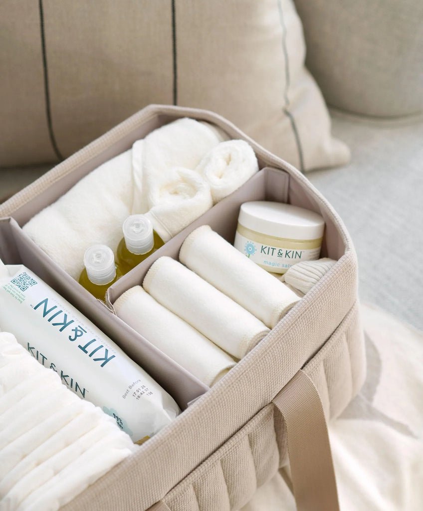 Mamas & Papas Nappy Caddy | Cashmere Waffle