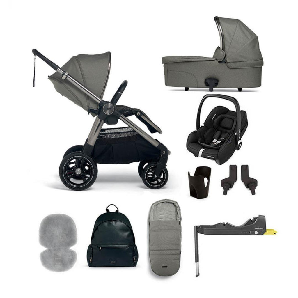 Mamas & Papas Ocarro Special Edition & Maxi-Cosi CabrioFix Bundle - Mercury