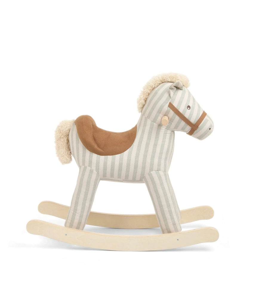 Mamas & Papas Rocking Horse | Sage Green Stripe