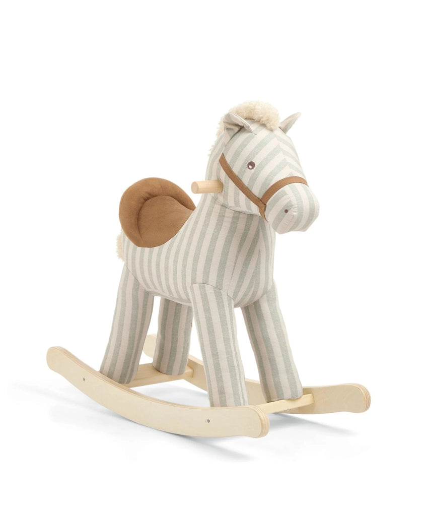 Mamas & Papas Rocking Horse | Sage Green Stripe