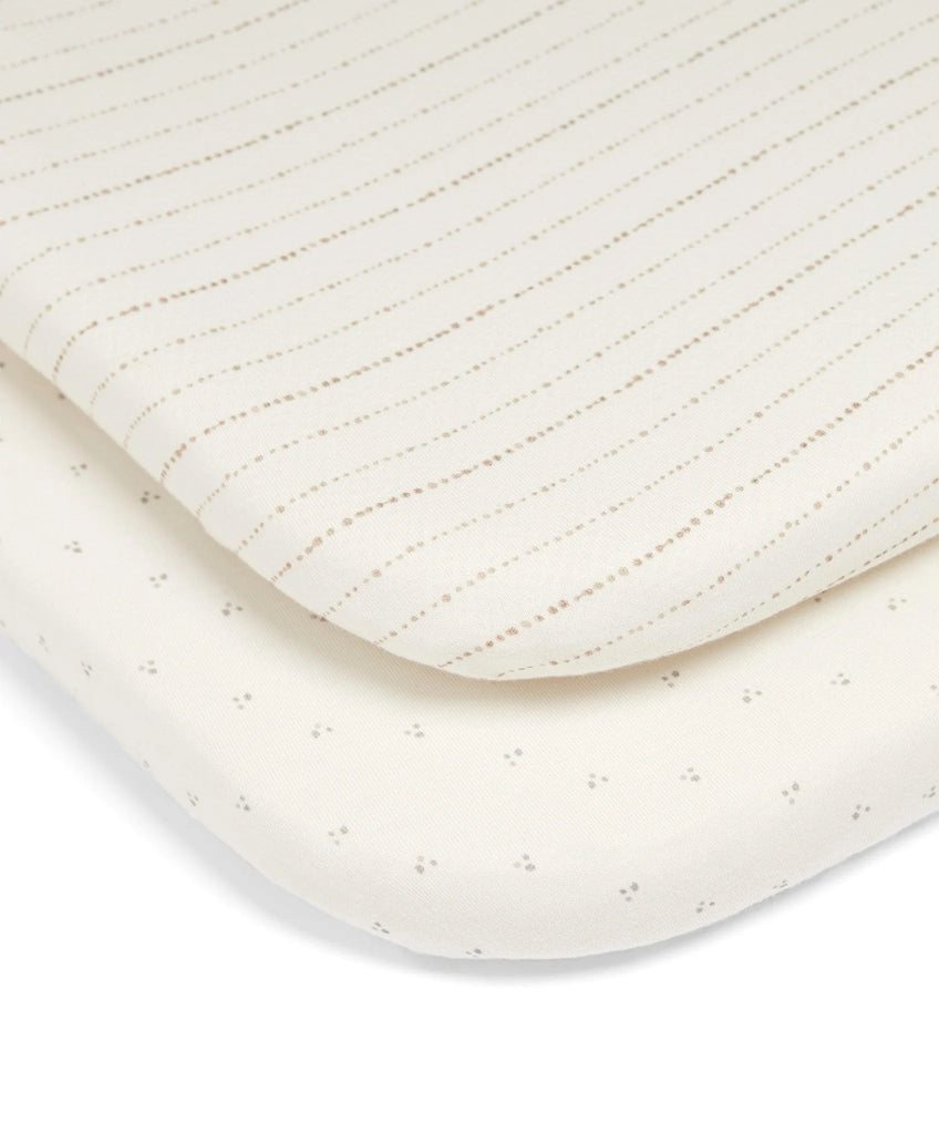 Mamas & Papas Oatmeal Universal Crib Sheets - 2 Pack