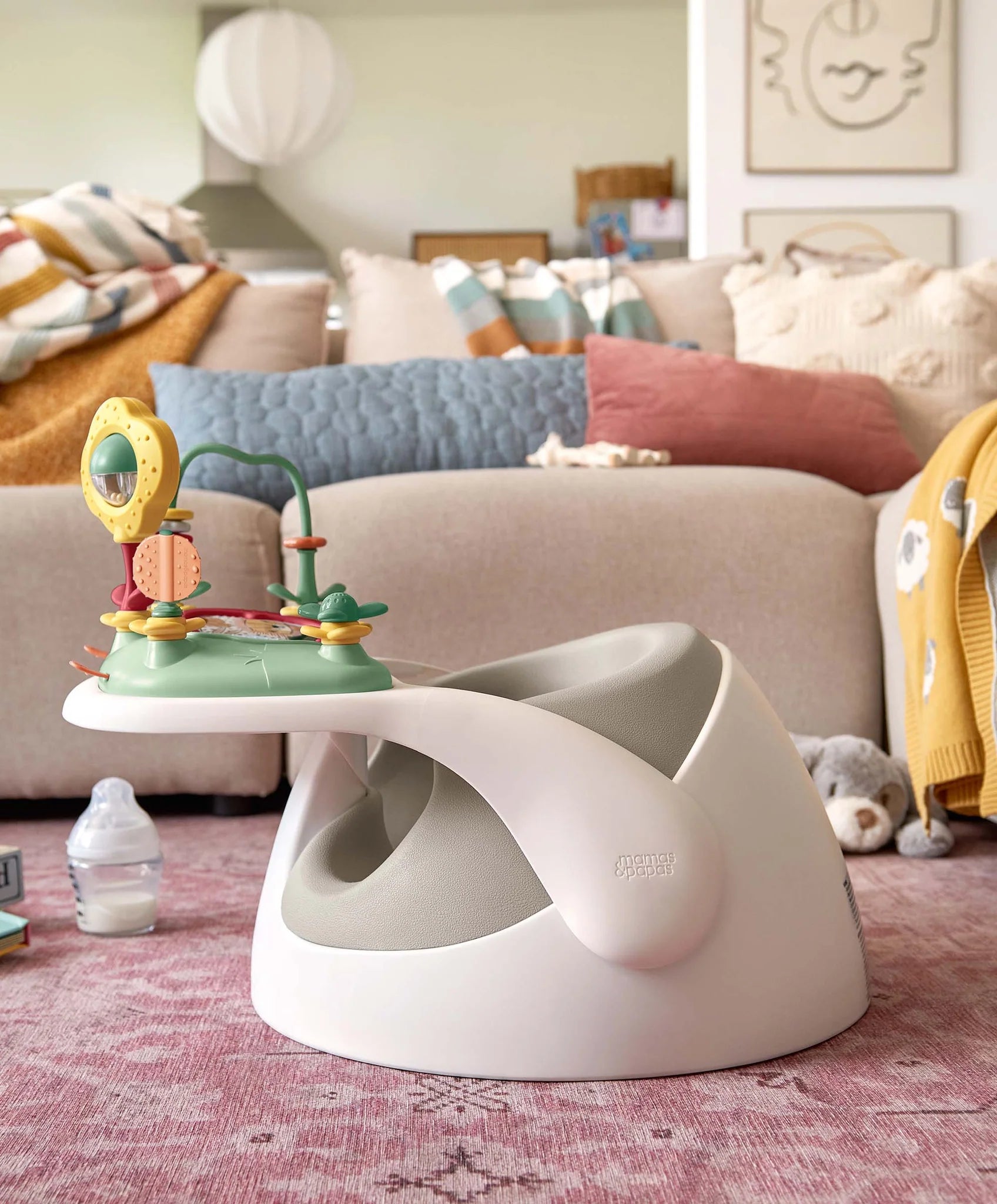 Mamas and Papas Baby Snug and Activity Tray Clay