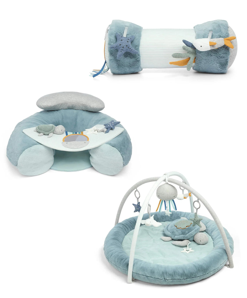 Mamas & Papas Welcome to the World Playmat Bundle - Blue