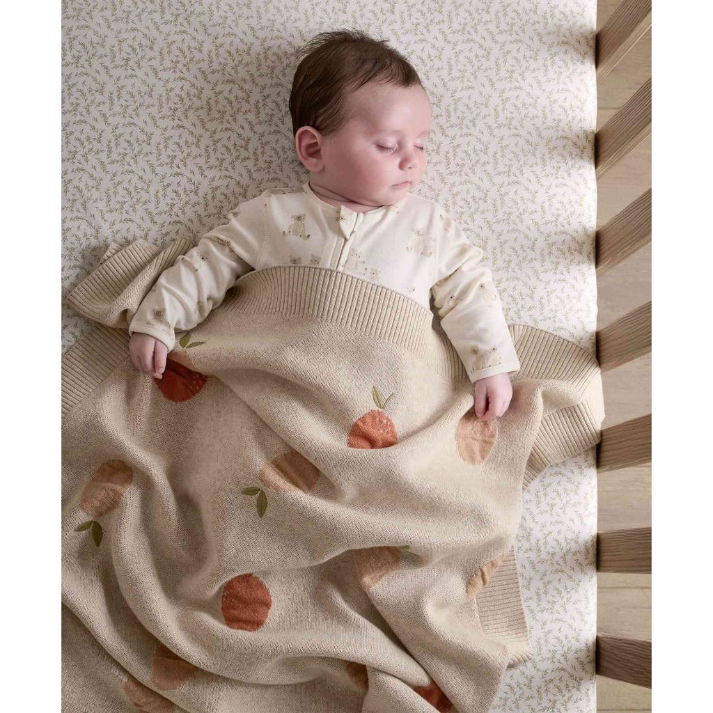 Mamas & Papas Knitted Blanket - Welcome to the World Seedling | Fruit