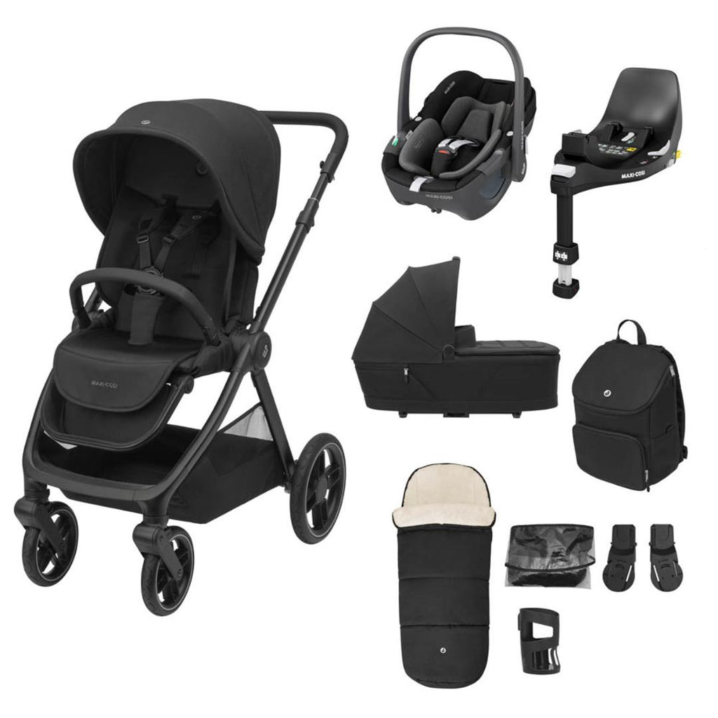 Maxi Cosi Oxford Complete Travel System Twillic Black