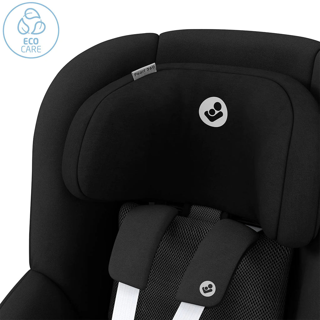Maxi-Cosi Pearl 360 i-Size Car Seat - Authentic Black (No inlay)
