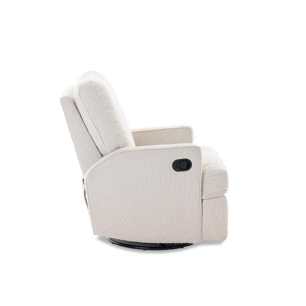 Obaby Madison Swivel Glider Recliner Chair - Bouclé Style