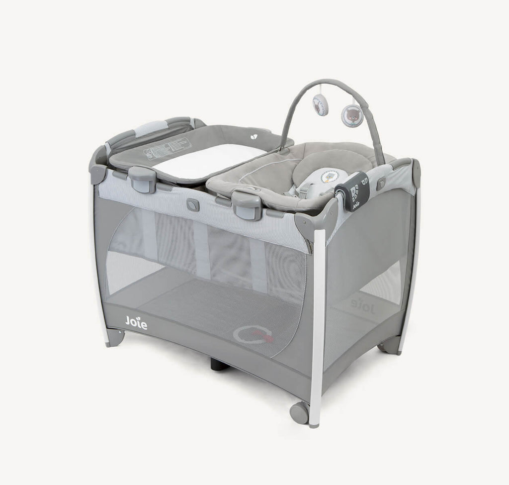 Joie Excursion™ Change & Bounce Travel Cot | Portrait
