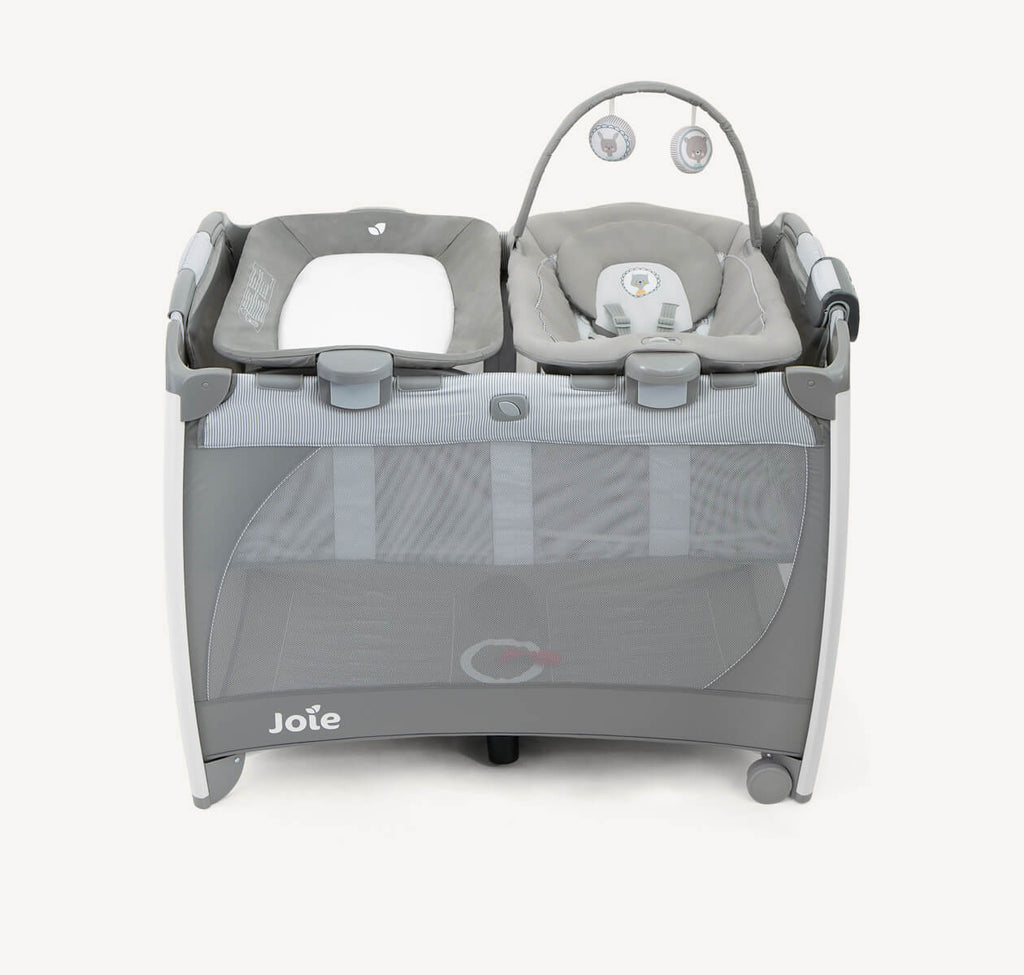 Joie Excursion™ Change & Bounce Travel Cot | Portrait