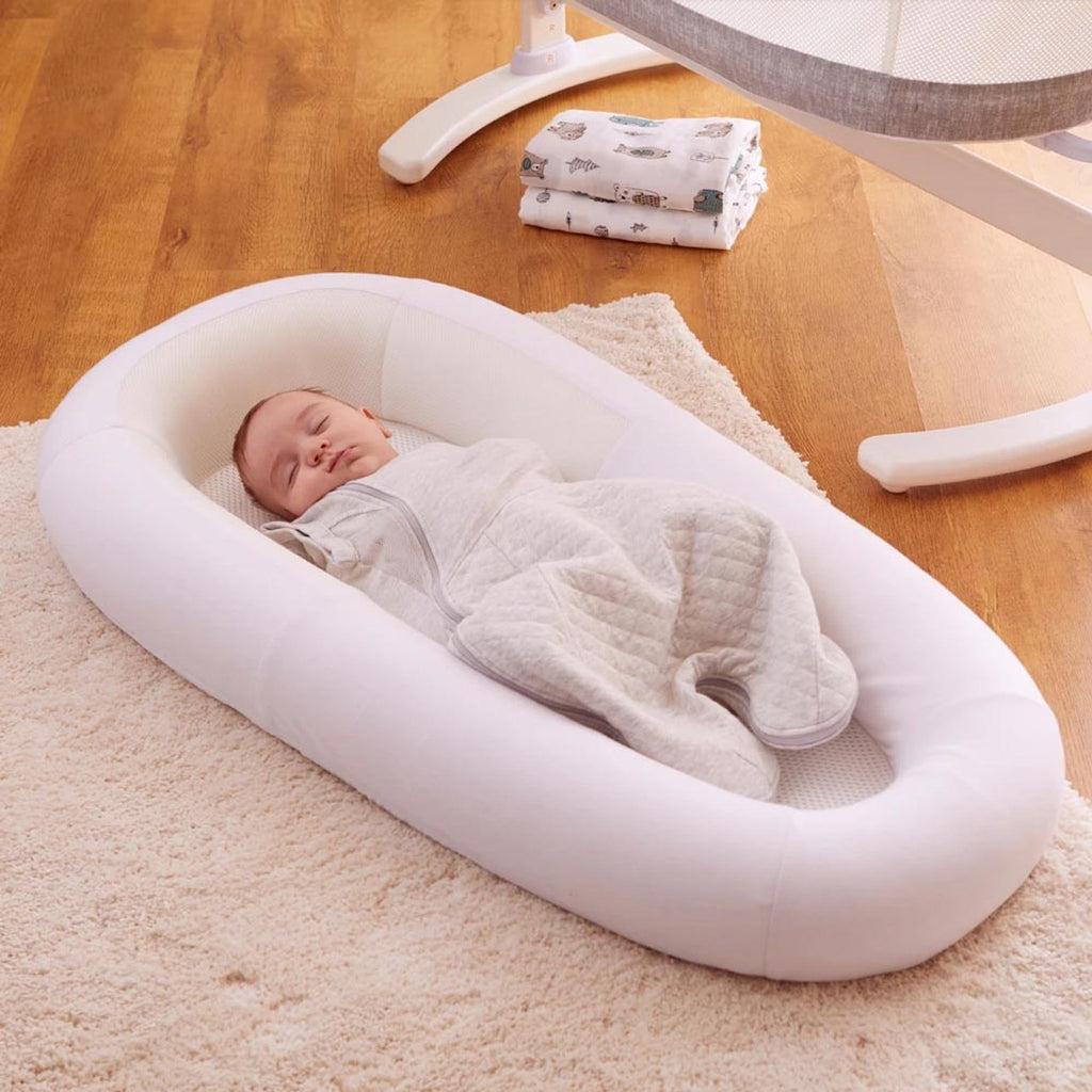 Purflo Sleep Tight Baby Bed – Soft White