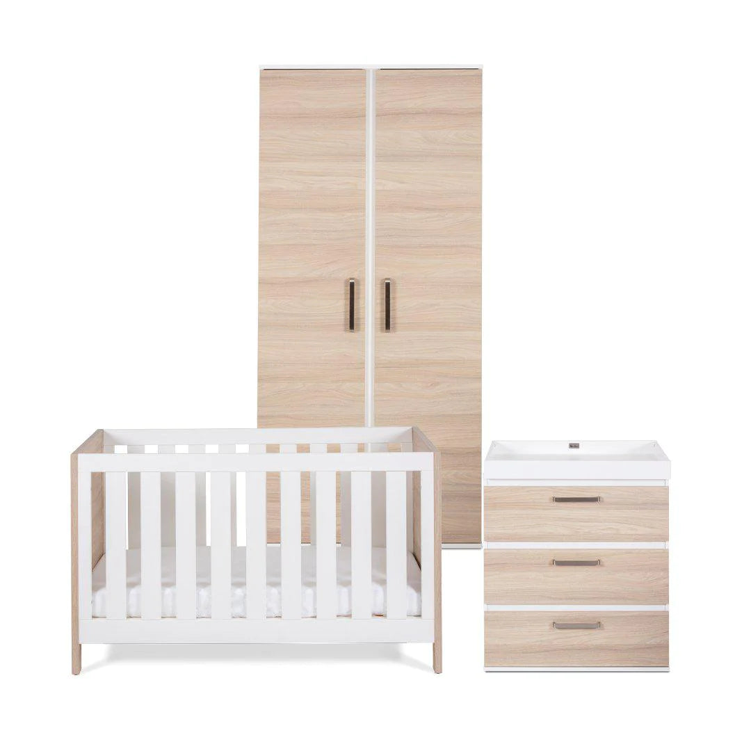 Silver Cross Finchley 3 Piece Nursery Set Oak
