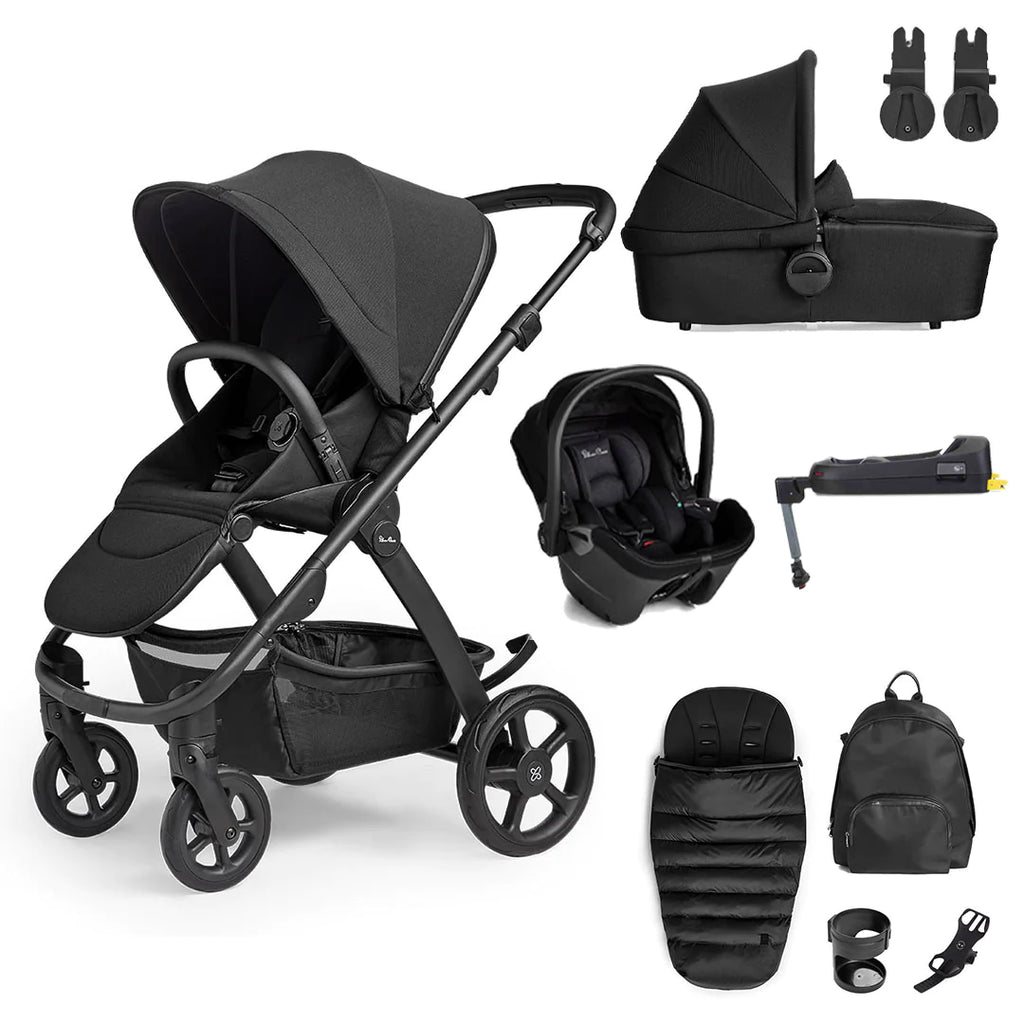 Silver Cross Tide 3-In-1 Pushchair + Dream Travel System - Space