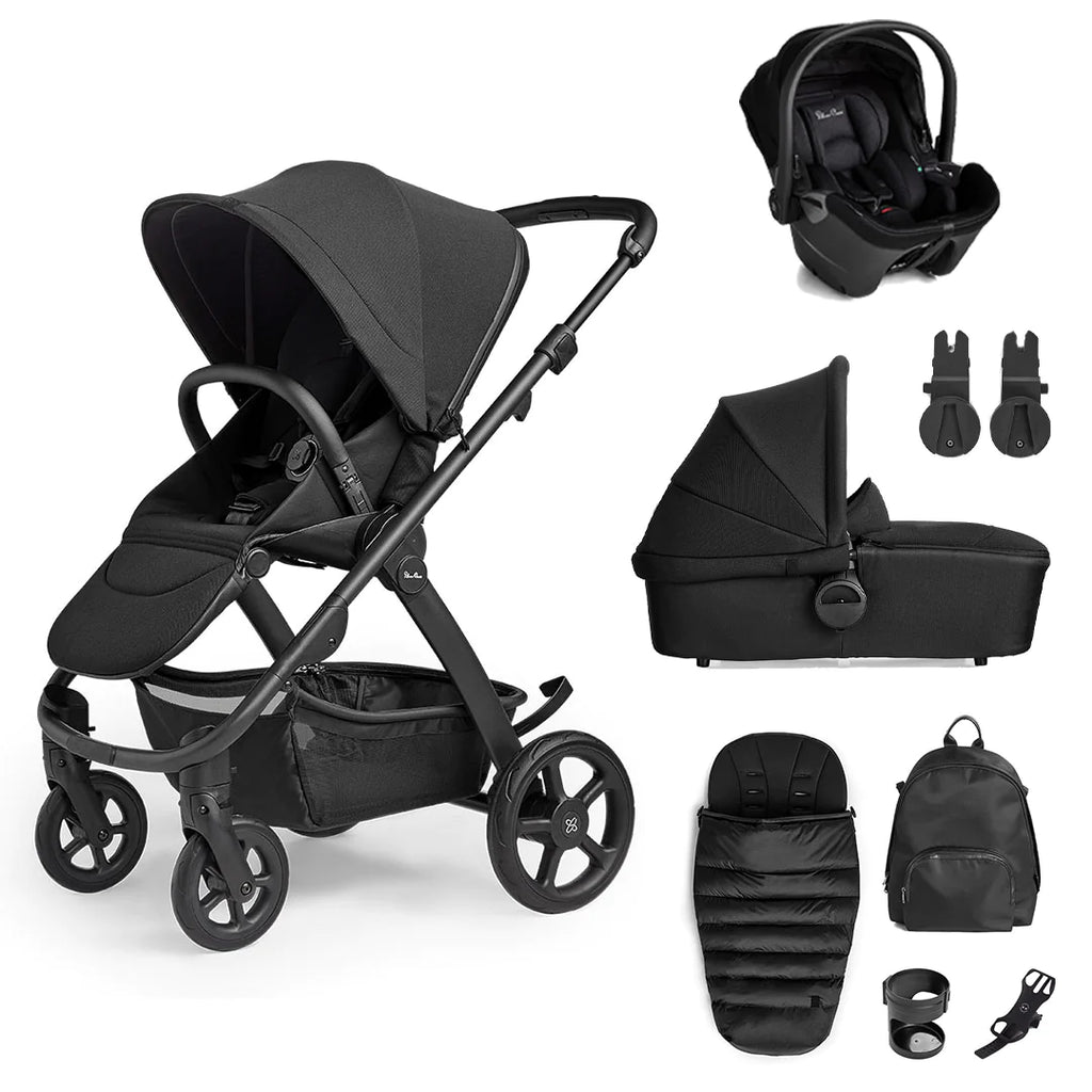Silver Cross Tide 3-In-1 Pushchair + Dream Travel System - Space