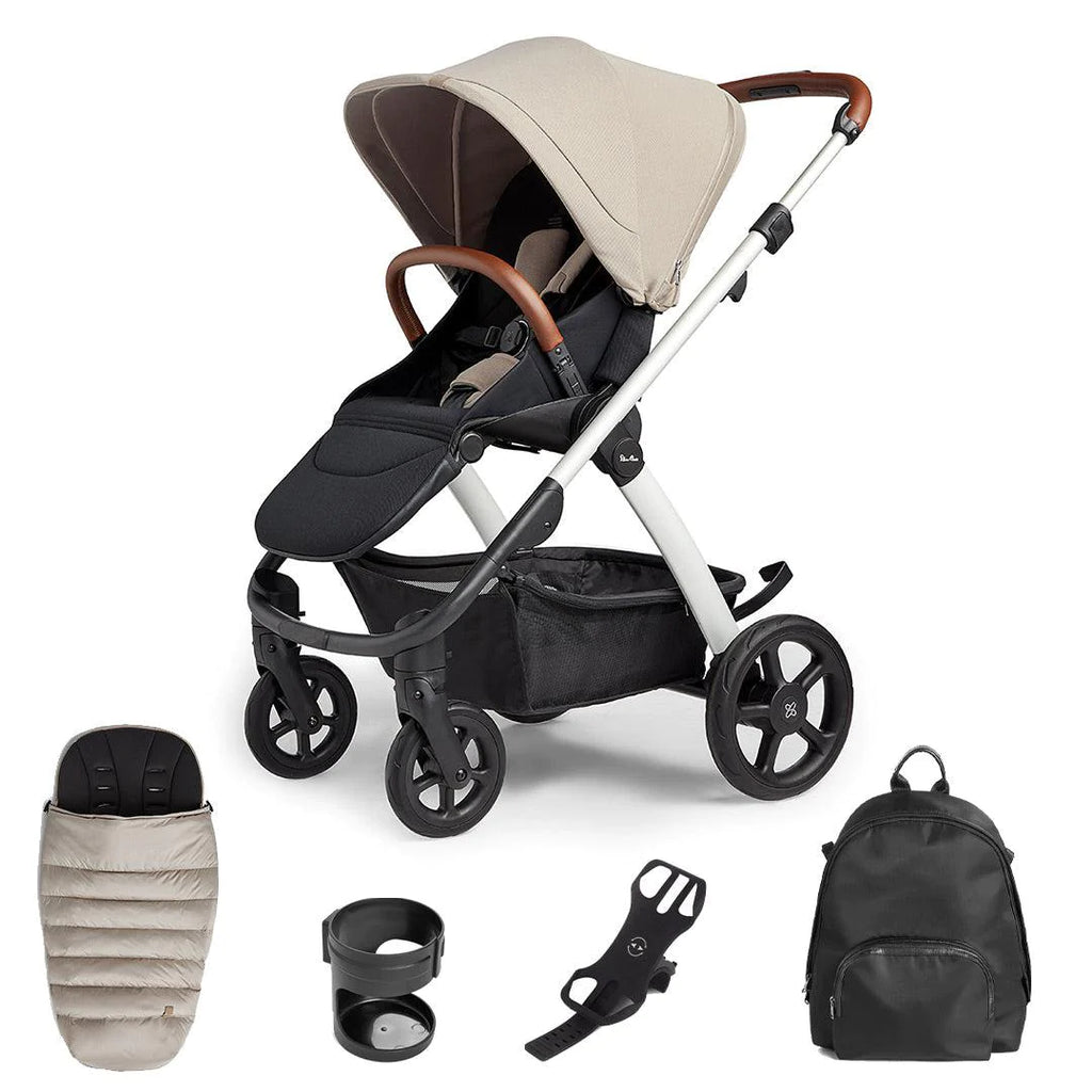 Silver Cross Tide Pushchair - Stone