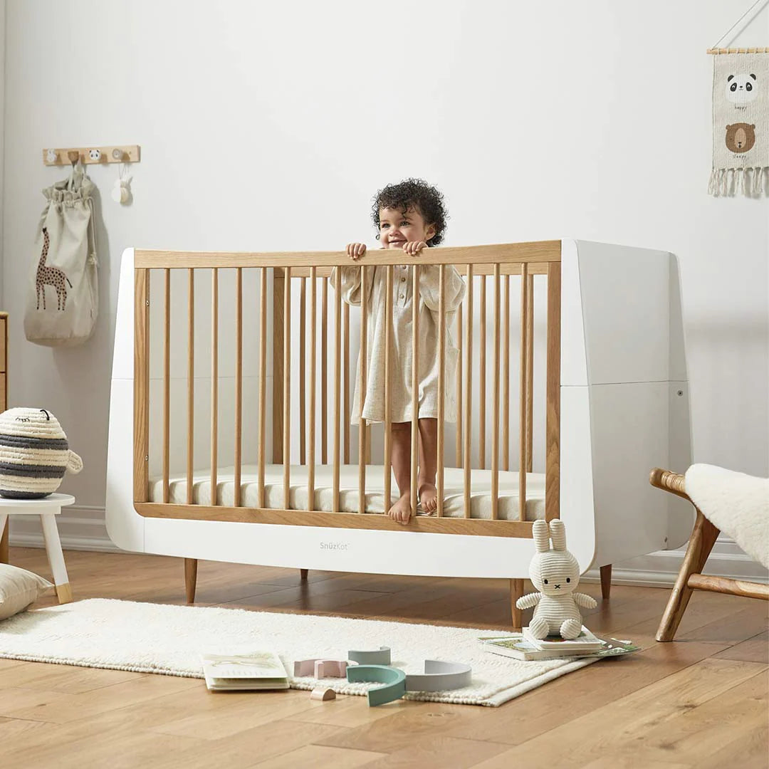 Snuzkot 3 Piece Nursery Furniture Set The Natural Edit Oak