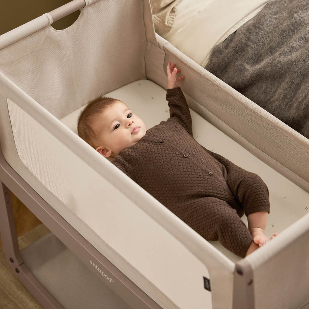 SnuzPod5 Bedside Crib | Mocha