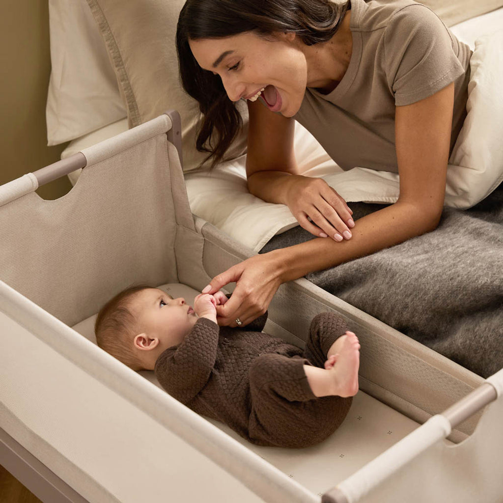 SnuzPod5 Bedside Crib | Mocha