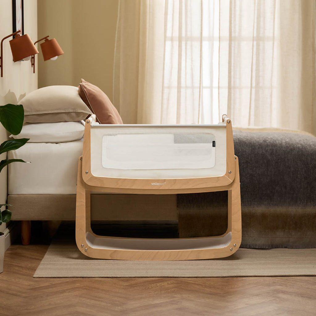 SnuzPod5 Bedside Crib | Natural