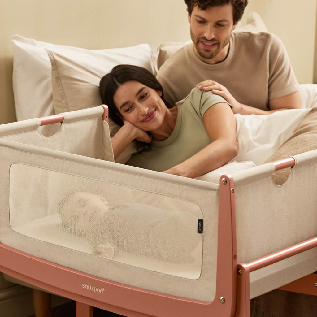 SnuzPod5 Bedside Crib | Terrcotta