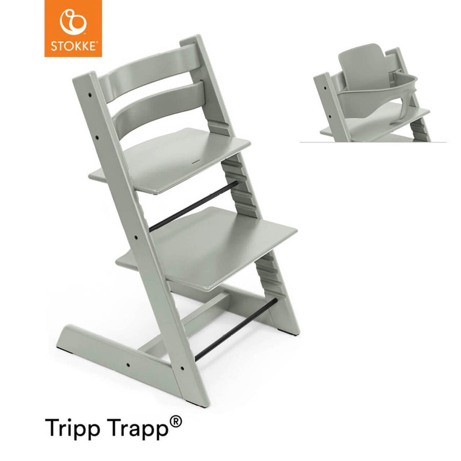 Stokke Tripp Trapp Highchair | Glacier Green (Free Baby Set)