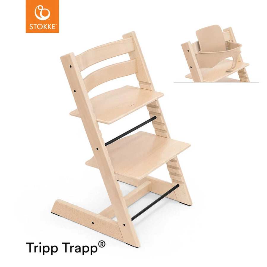 Stokke Tripp Trapp Highchair | Natural (Free Baby Set)