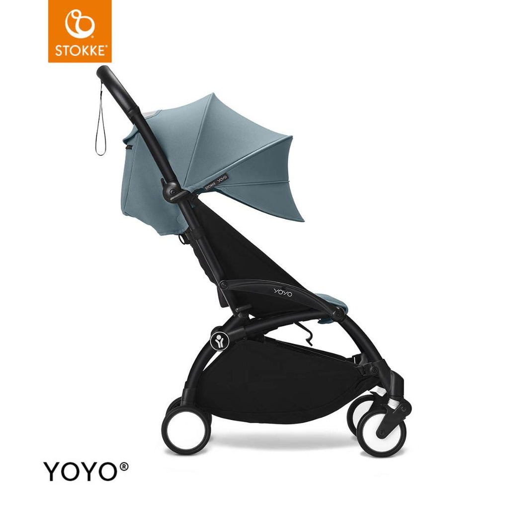 Stokke YOYO³ Stroller from Newborn to Toddler | Aqua