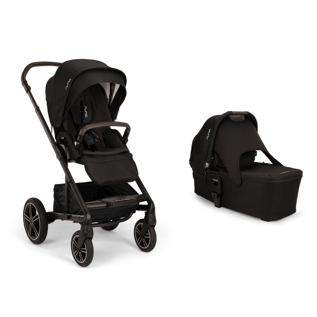 Nuna MIXX Next Stroller & Carrycot - Caviar (2024)