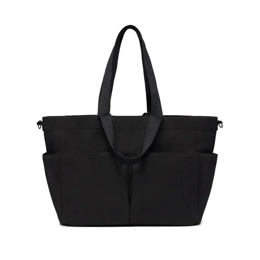 Tiba + Marl Canvas Pocket Tote | Black