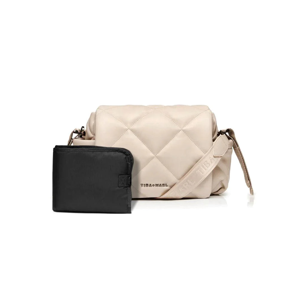 Tiba + Marl Nova Eco Compact Quilted Changing Bag - Oyster