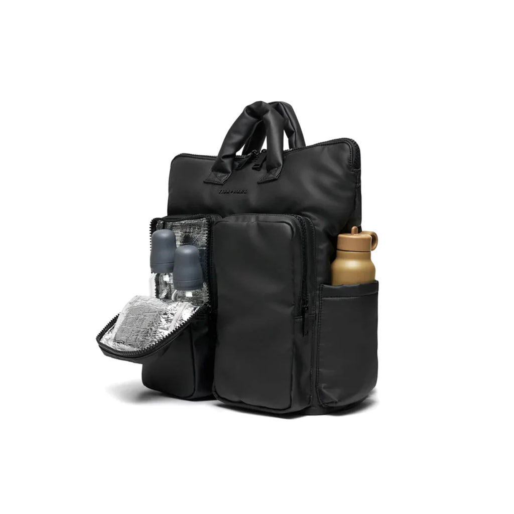 Tiba + Marl Ozzy Changing Tote | Matte Black