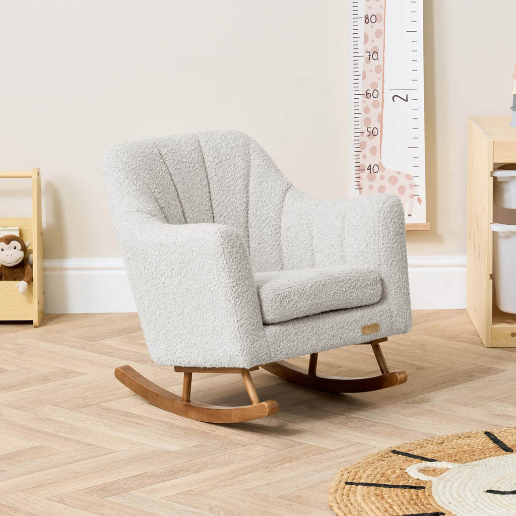 Tutti Bambini Jonah Mini Me Children's Rocking Chair | Boucle Mushroom