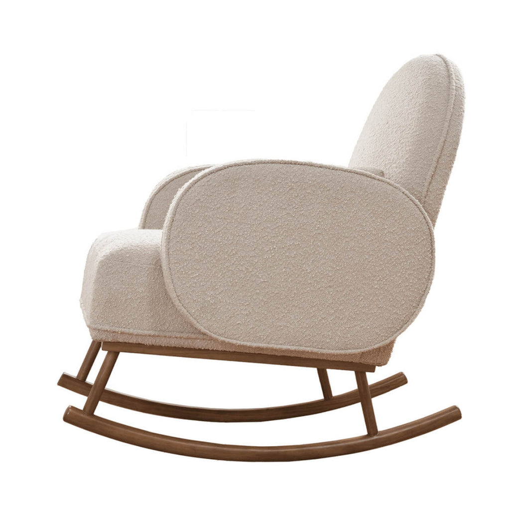 Tutti Bambini Micah Rocking Chair & Footstool - Biscuit
