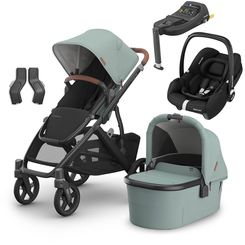 Uppababy Vista V3 Pushchair & Cabrofix Travel System | Kenzi