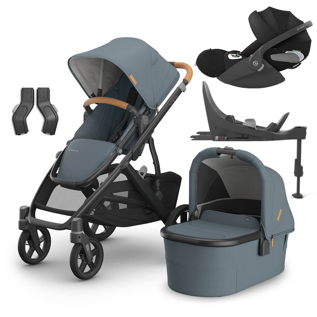 Uppababy Vista V3 Pushchair & Cloud T Travel System | Dillan