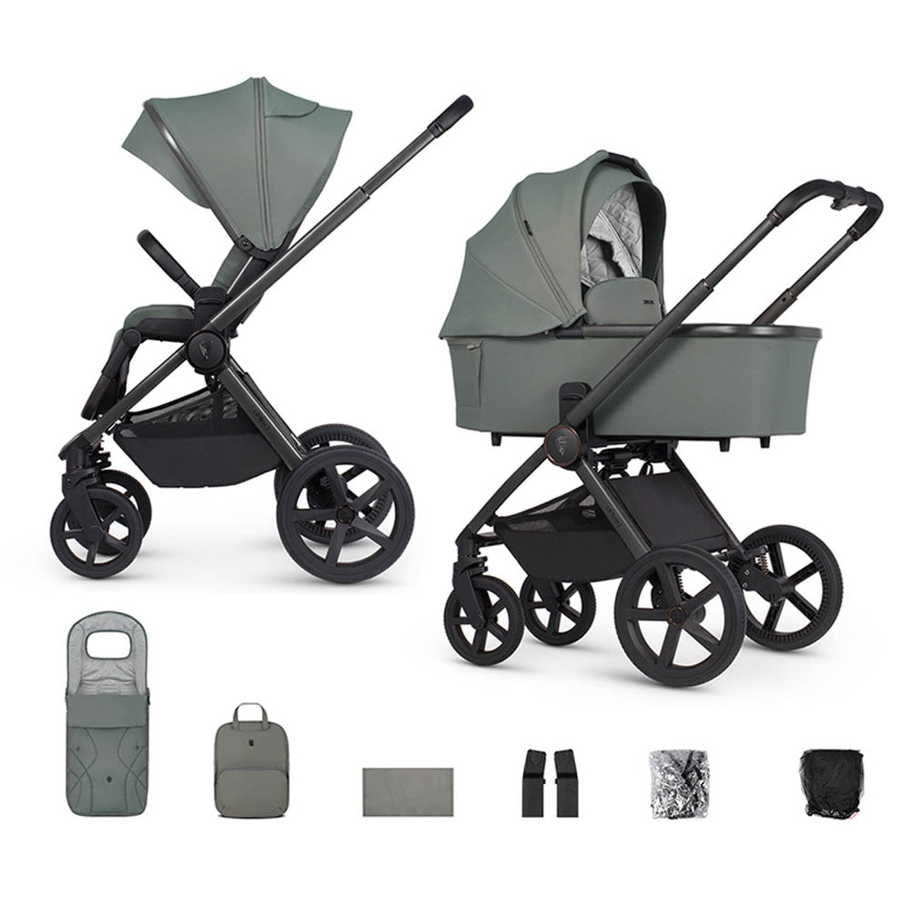 Venicci Upline2 2-in-1 Pushchair Aloe