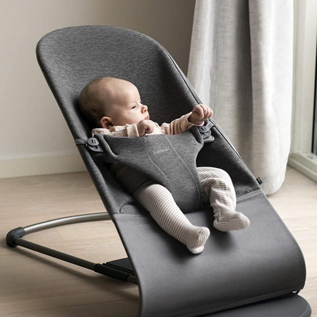BabyBjorn Baby Bouncer Bliss - 3D Jersey - Charcoal Grey