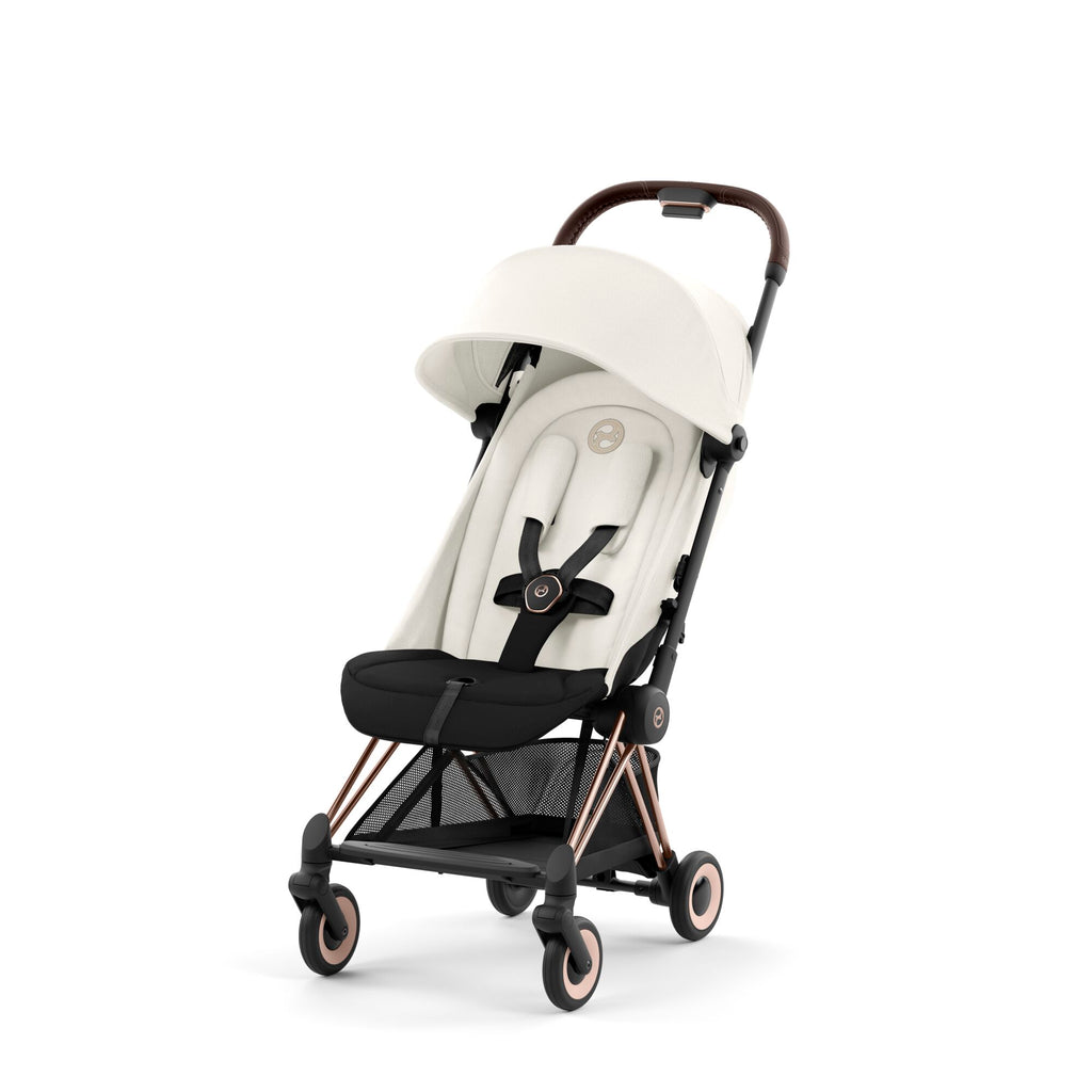 Cybex Coya Compact Stroller 2023 - Rose Gold, Off-White