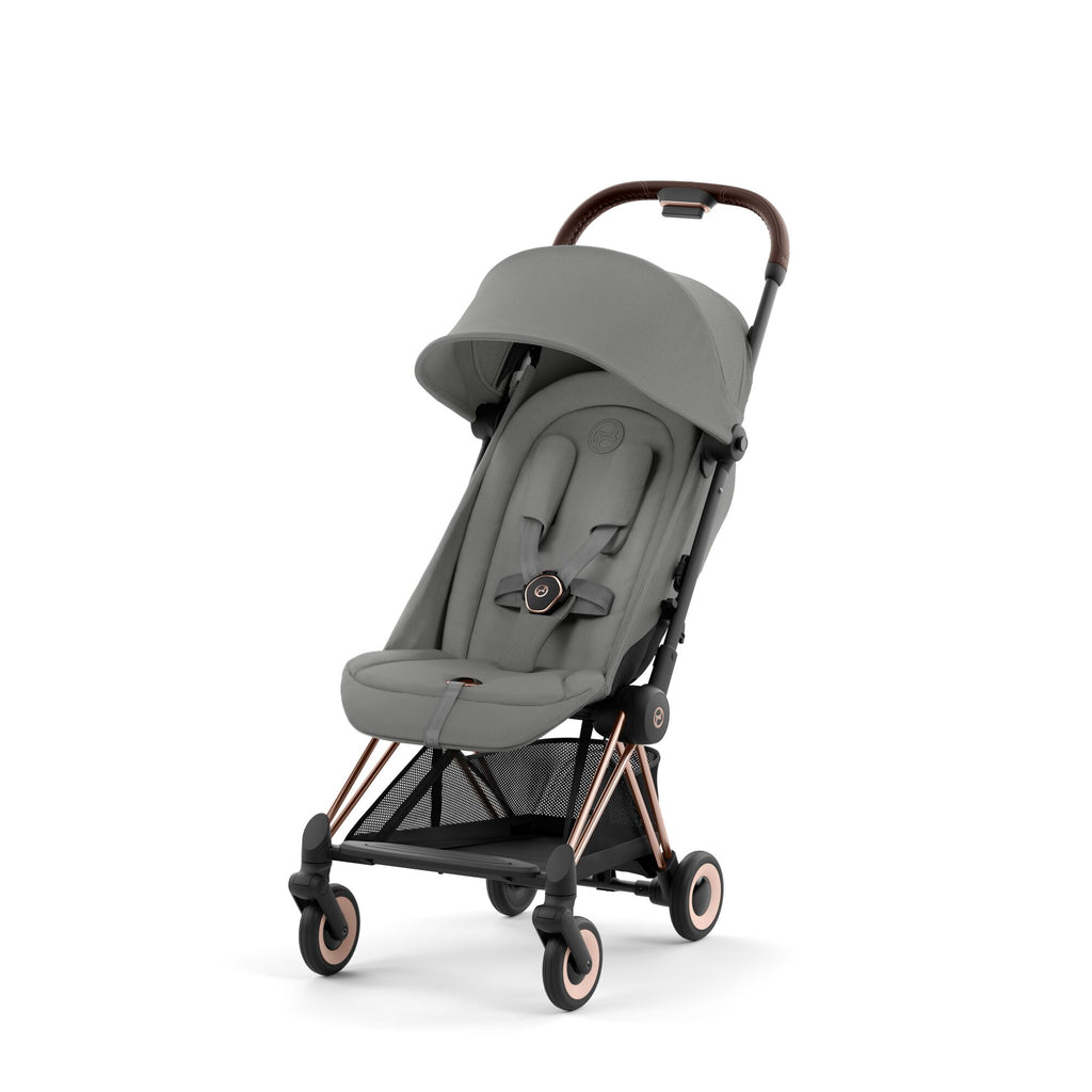 Cybex Coya Compact Stroller 2023 - Rose Gold, Mirage Grey