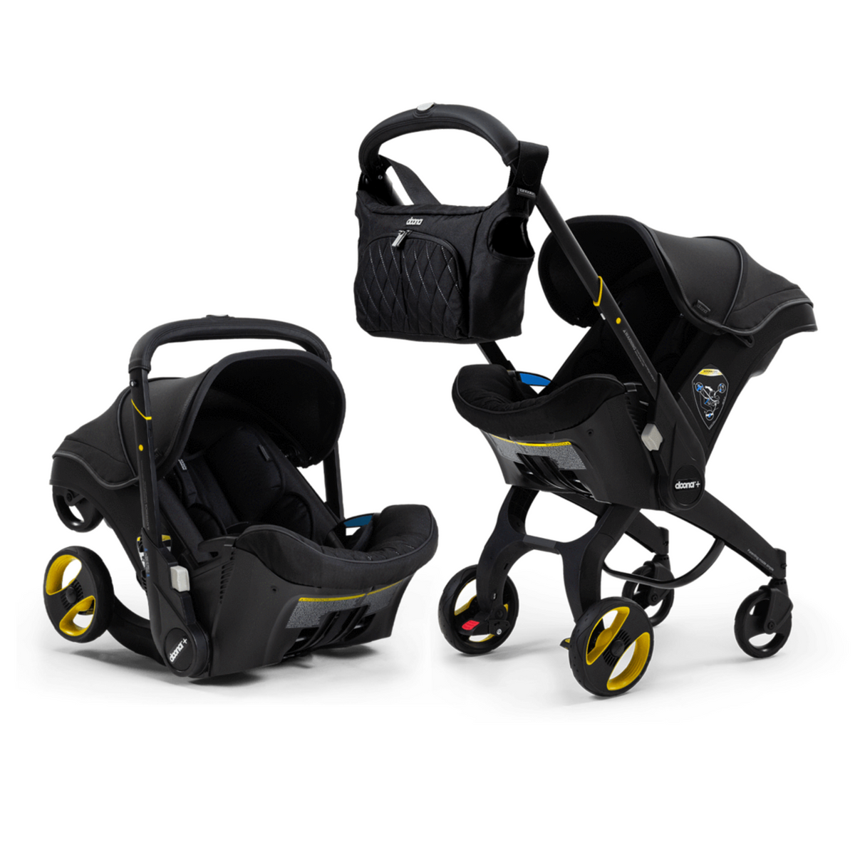 Doona+ Car Seat & Stroller - Midnight Limited Edition