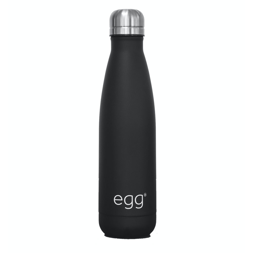 Egg Water Bottle - Matte Black