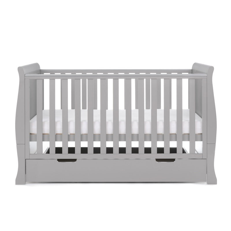 Obaby Stamford Classic Cot Bed - Warm Grey