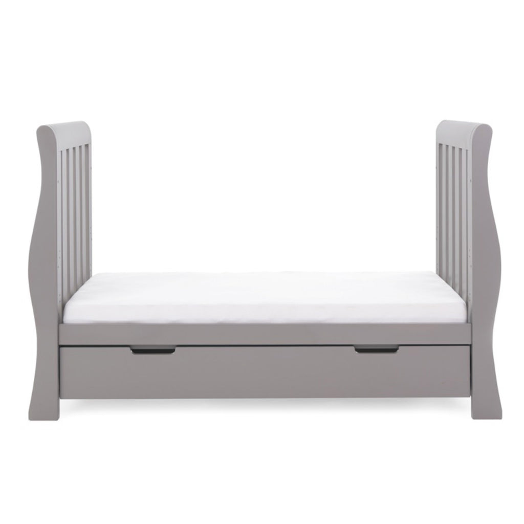 Obaby Stamford Luxe Cot Bed - Taupe Grey
