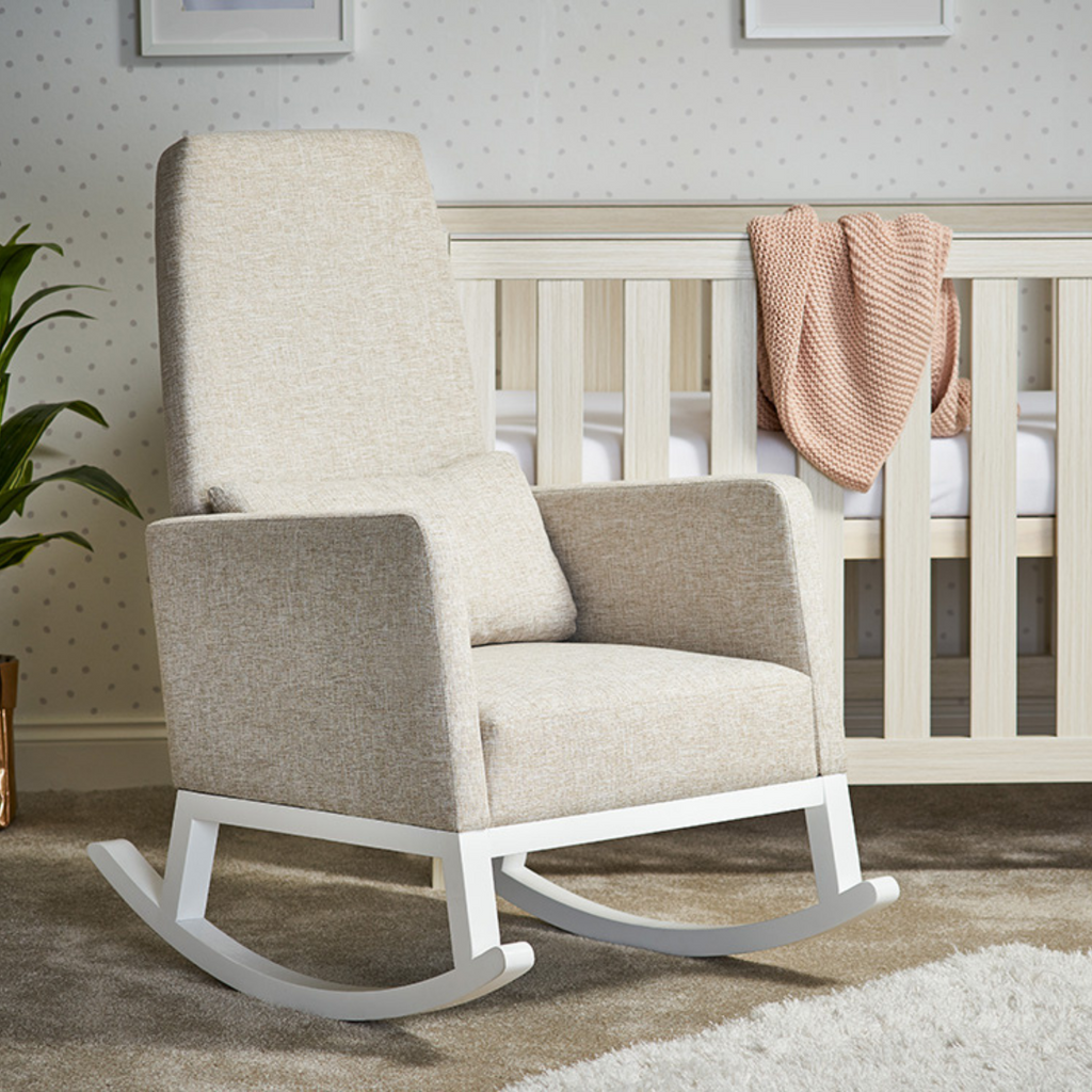 Obaby High Back Rocking Chair – Oatmeal