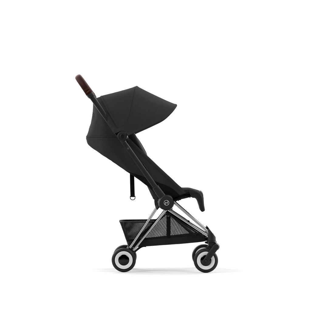 Cybex Coya Compact Stroller 2023 - Chrome, Sepia Black