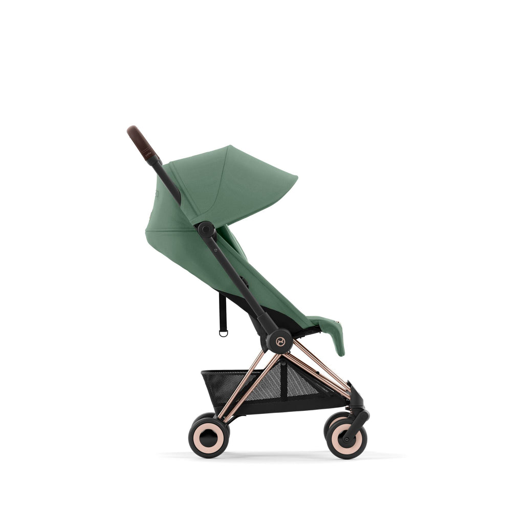 Cybex Coya Compact Stroller 2023 - Rose Gold, Leaf Green