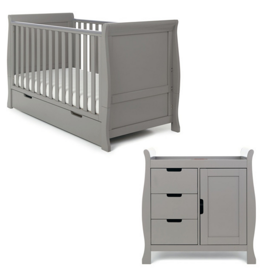 Obaby Stamford Classic 2 Piece Room Set - Taupe Grey