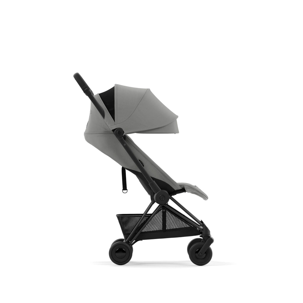 Cybex Coya Compact Stroller 2023 - Matt Black, Mirage Grey