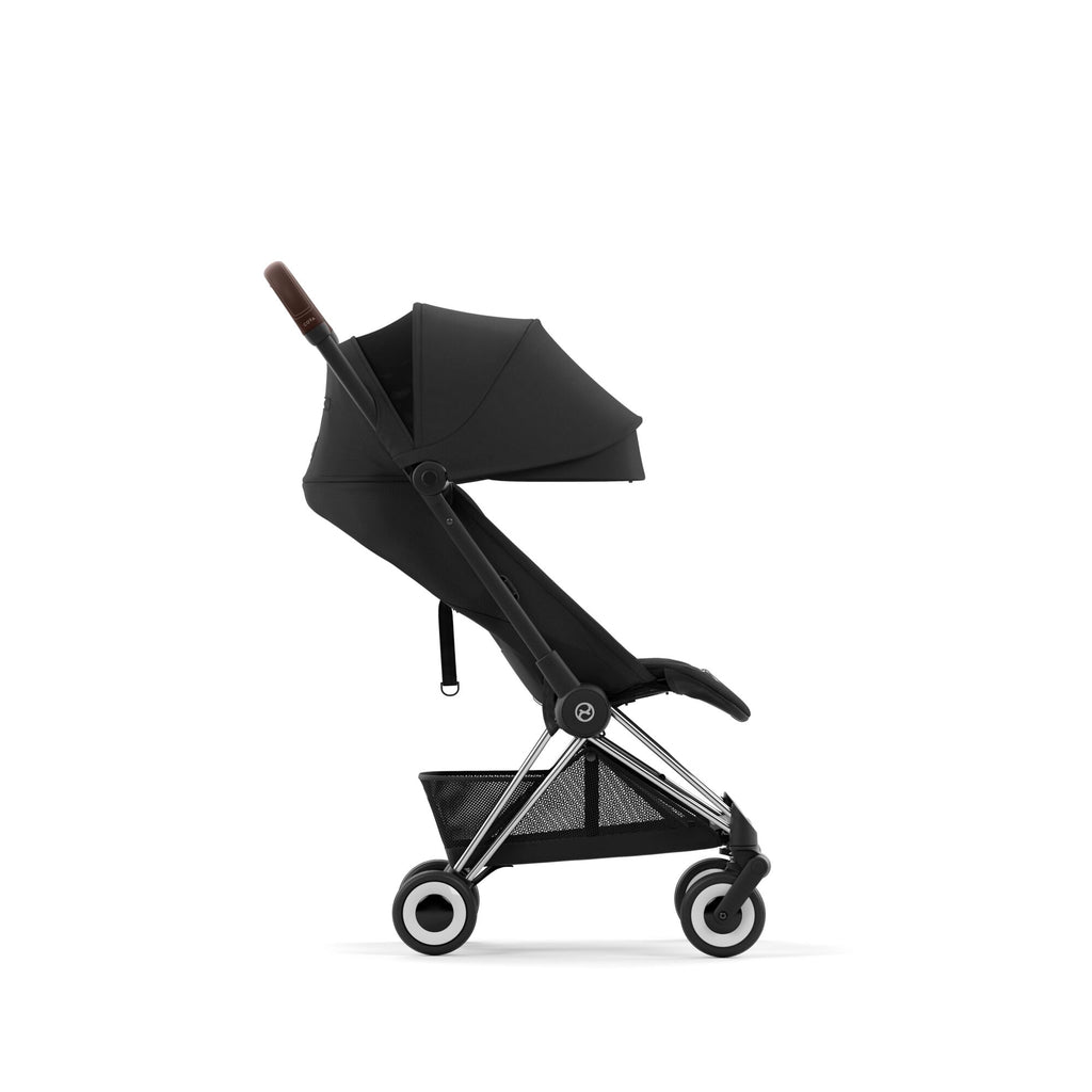 Cybex Coya Compact Stroller 2023 - Chrome, Sepia Black